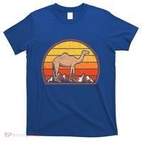 Sunset Camel Lover Gift Vintage Retro Camel Gift T-Shirt thumb 0