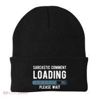 Sarcastic Comment Loading Please Wait Beanie thumb 0