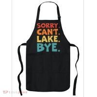 Sorry Cant Lake Bye Lake Life Lake Lovers Funny Apron thumb 0
