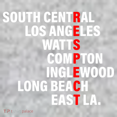 South Central Los Angeles Respect Watts Compton The Baniff Cuffed Pom Beanie