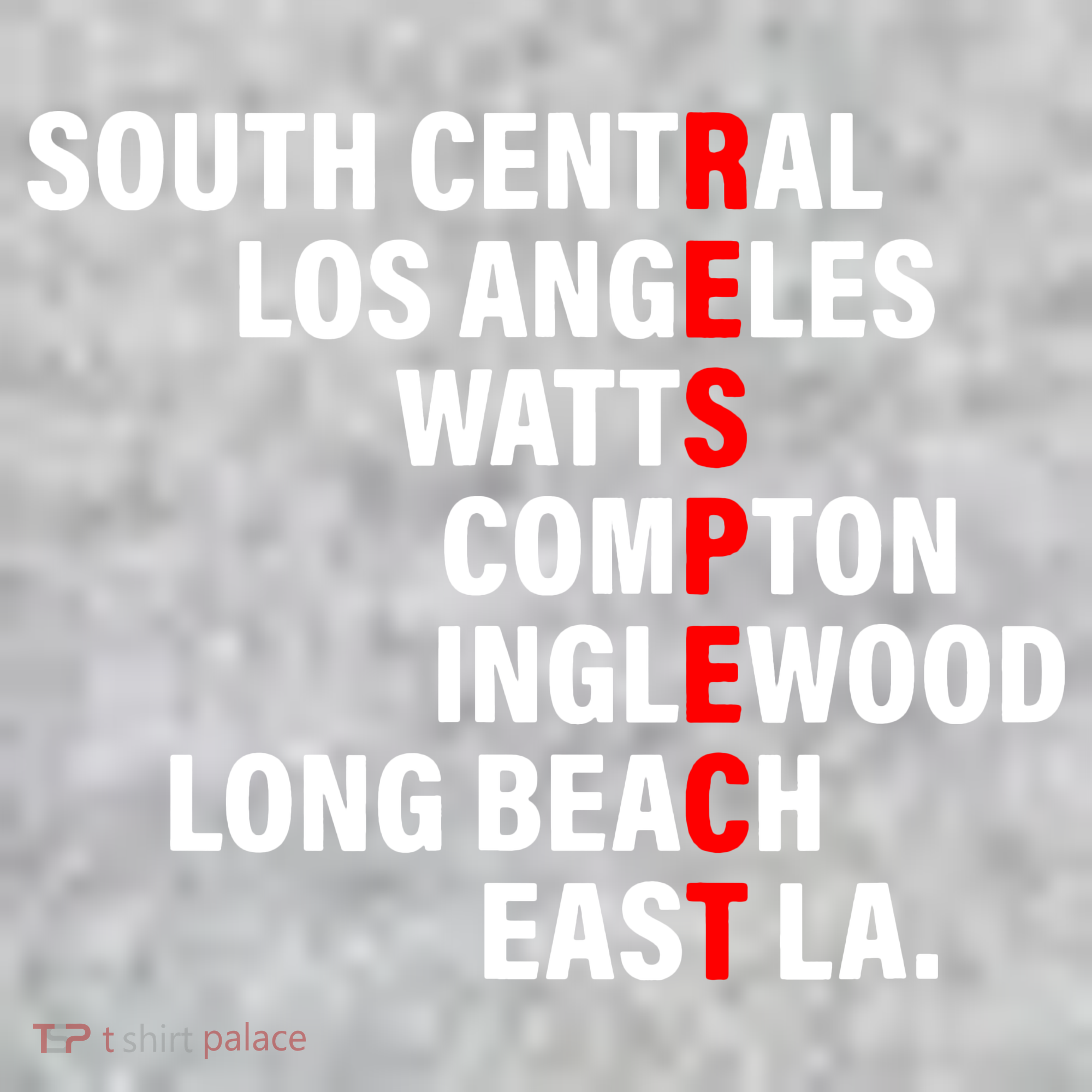 South Central Los Angeles Respect Watts Compton The Baniff Cuffed Pom Beanie