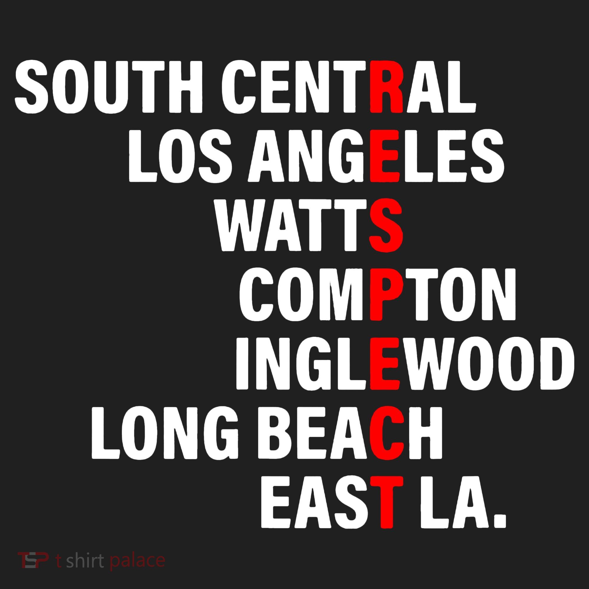 South Central Los Angeles Respect Watts Compton Five-Panel Snapback Cap