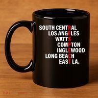 South Central Los Angeles Respect Watts Compton 11oz C Handle Ceramic Mug thumb 4