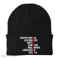 South Central Los Angeles Respect Watts Compton Beanie thumb 0