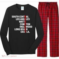 South Central Los Angeles Respect Watts Compton Long Sleeve Pajama Set thumb 0