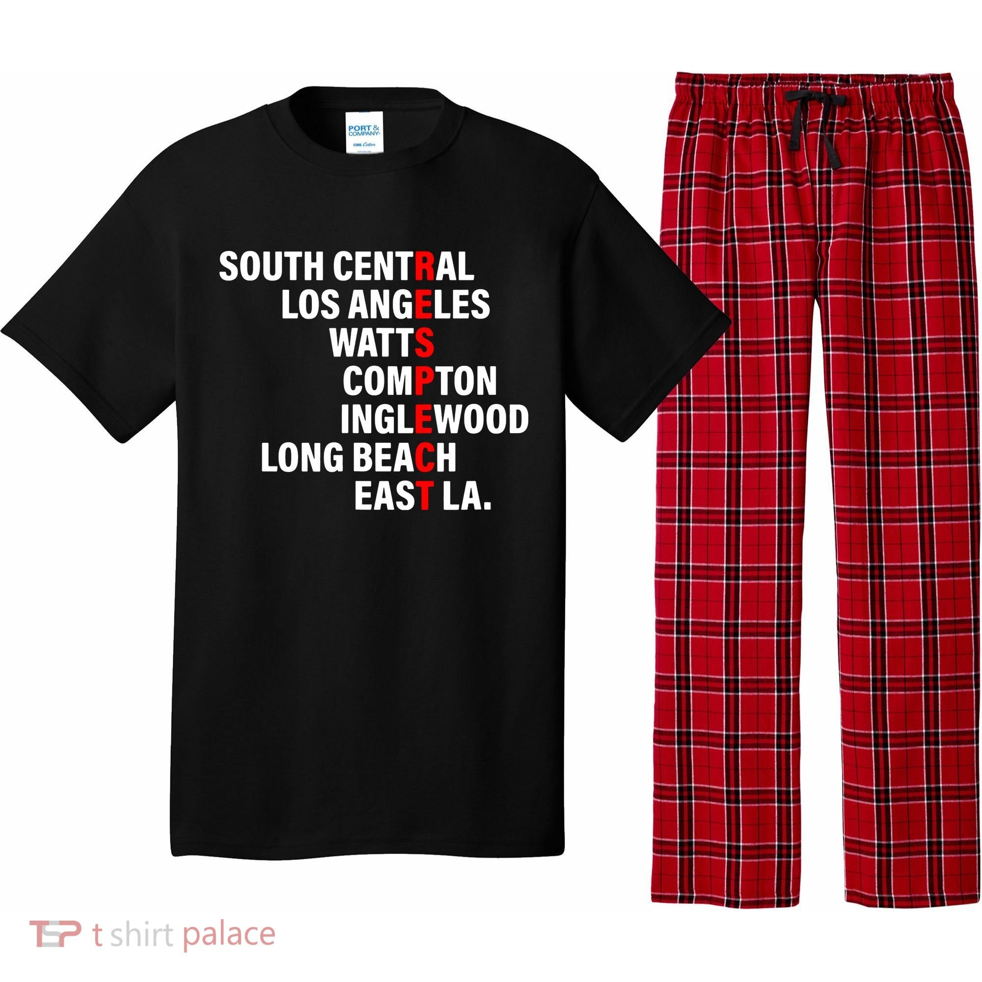 South Central Los Angeles Respect Watts Compton Pajama Set