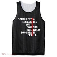 South Central Los Angeles Respect Watts Compton Mesh Reversible Basketball Jersey Tank thumb 0