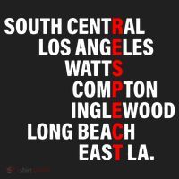 South Central Los Angeles Respect Watts Compton Women's Cooling Performance Crew T-Shirt thumb 2