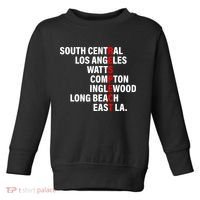 South Central Los Angeles Respect Watts Compton Toddler Sweatshirt thumb 0