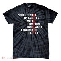 South Central Los Angeles Respect Watts Compton Tie-Dye T-Shirt thumb 0