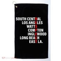 South Central Los Angeles Respect Watts Compton Golf Towel thumb 0