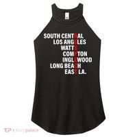 South Central Los Angeles Respect Watts Compton Women's Perfect Tri Rocker Tank thumb 0