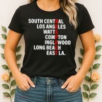 South Central Los Angeles Respect Watts Compton Women's T-Shirt thumb 2