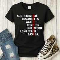 South Central Los Angeles Respect Watts Compton Women's T-Shirt thumb 3