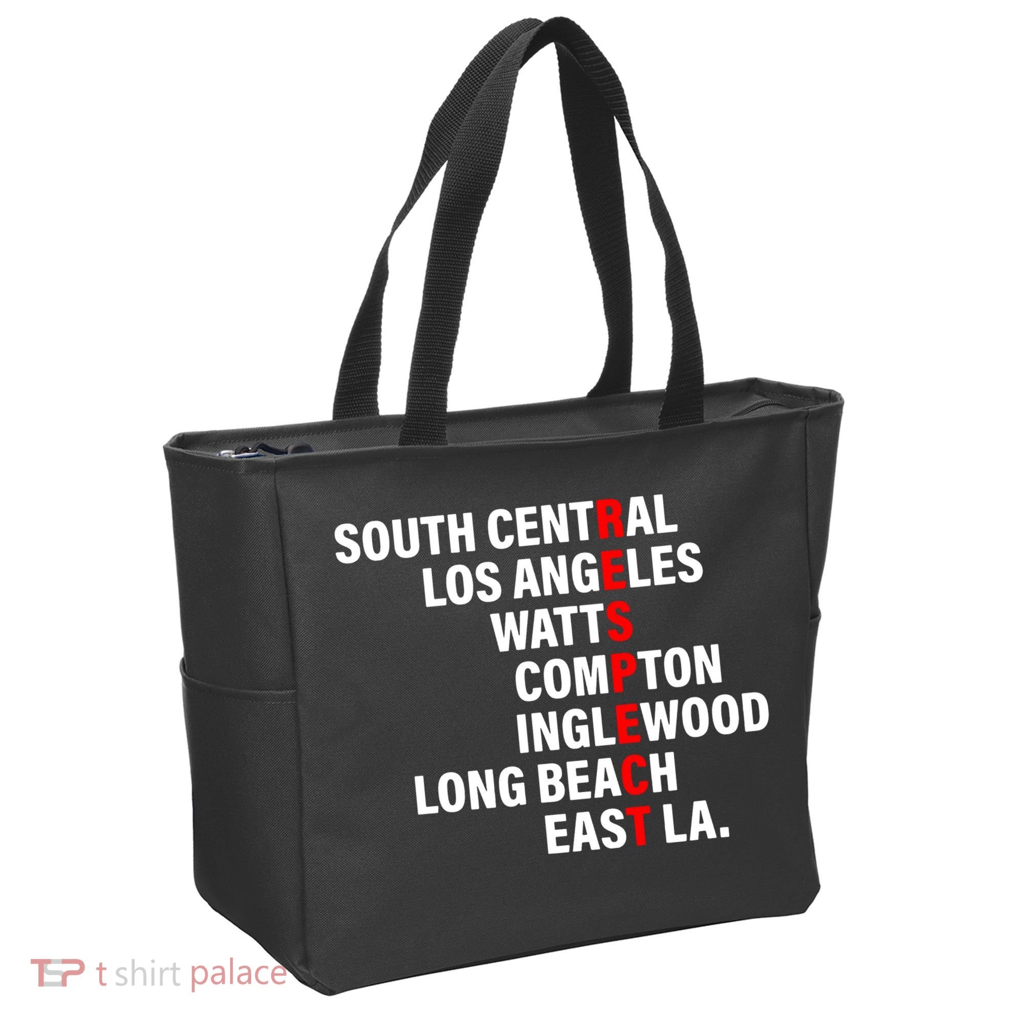 South Central Los Angeles Respect Watts Compton Tote Bag
