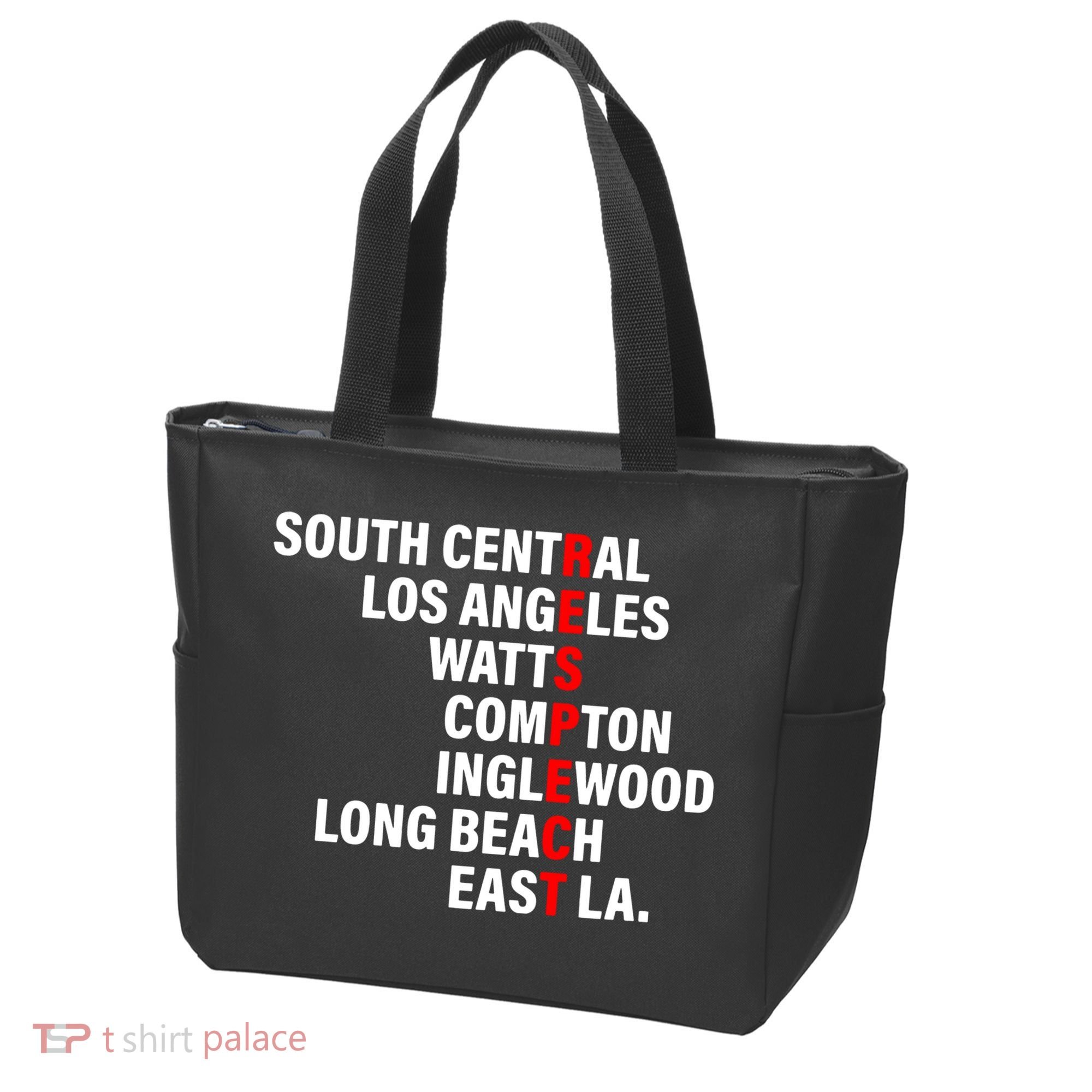 South Central Los Angeles Respect Watts Compton Tote Bag