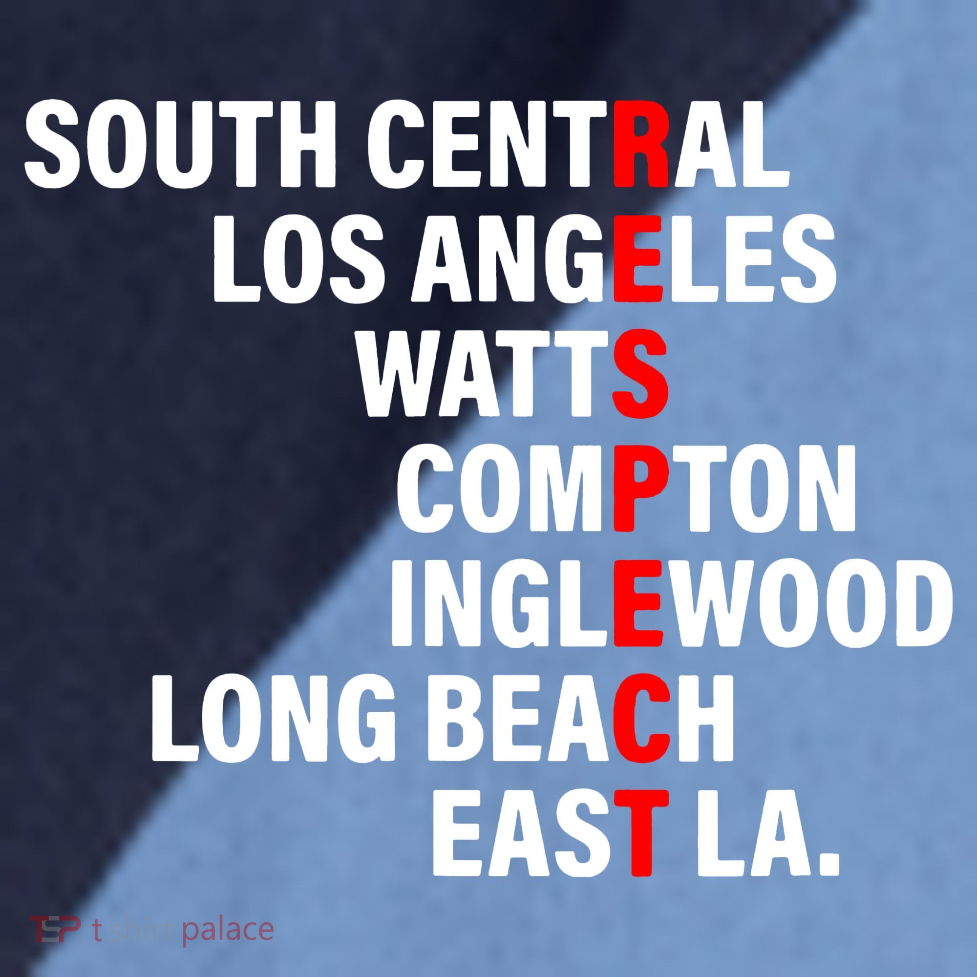 South Central Los Angeles Respect Watts Compton Raglan Baseball Sleeve Shirt