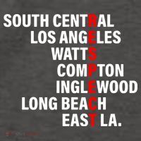South Central Los Angeles Respect Watts Compton Vector Backpack thumb 2
