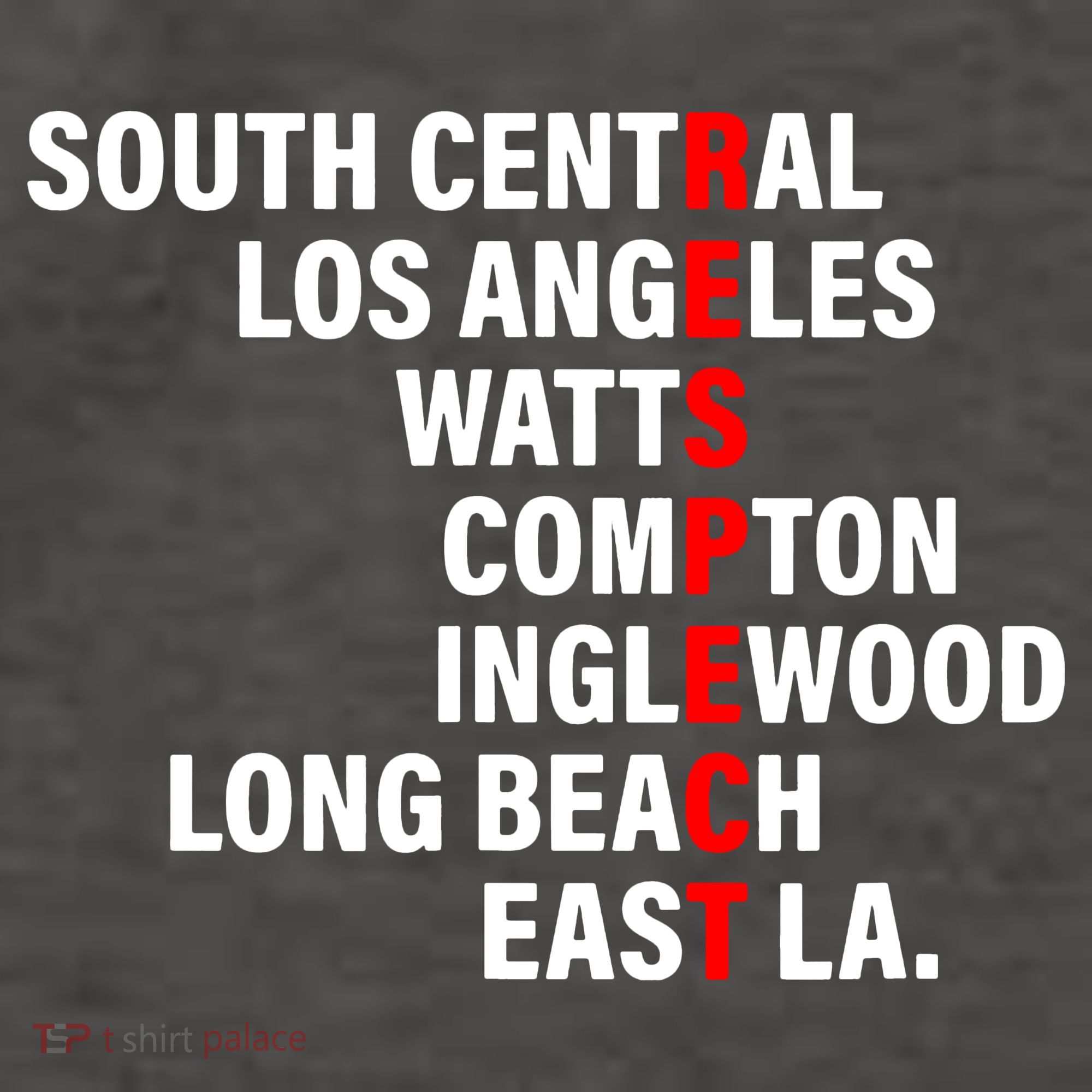 South Central Los Angeles Respect Watts Compton Vector Backpack