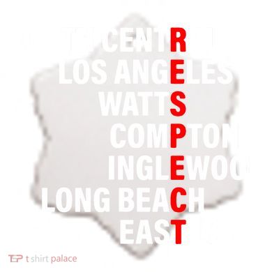 South Central Los Angeles Respect Watts Compton Ceramic Ornament