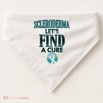 Scleroderma Let's Find A Cure USA-Made Doggie Bandana