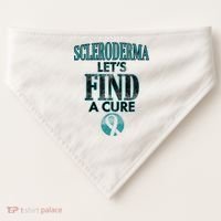 Scleroderma Let's Find A Cure USA-Made Doggie Bandana thumb 0