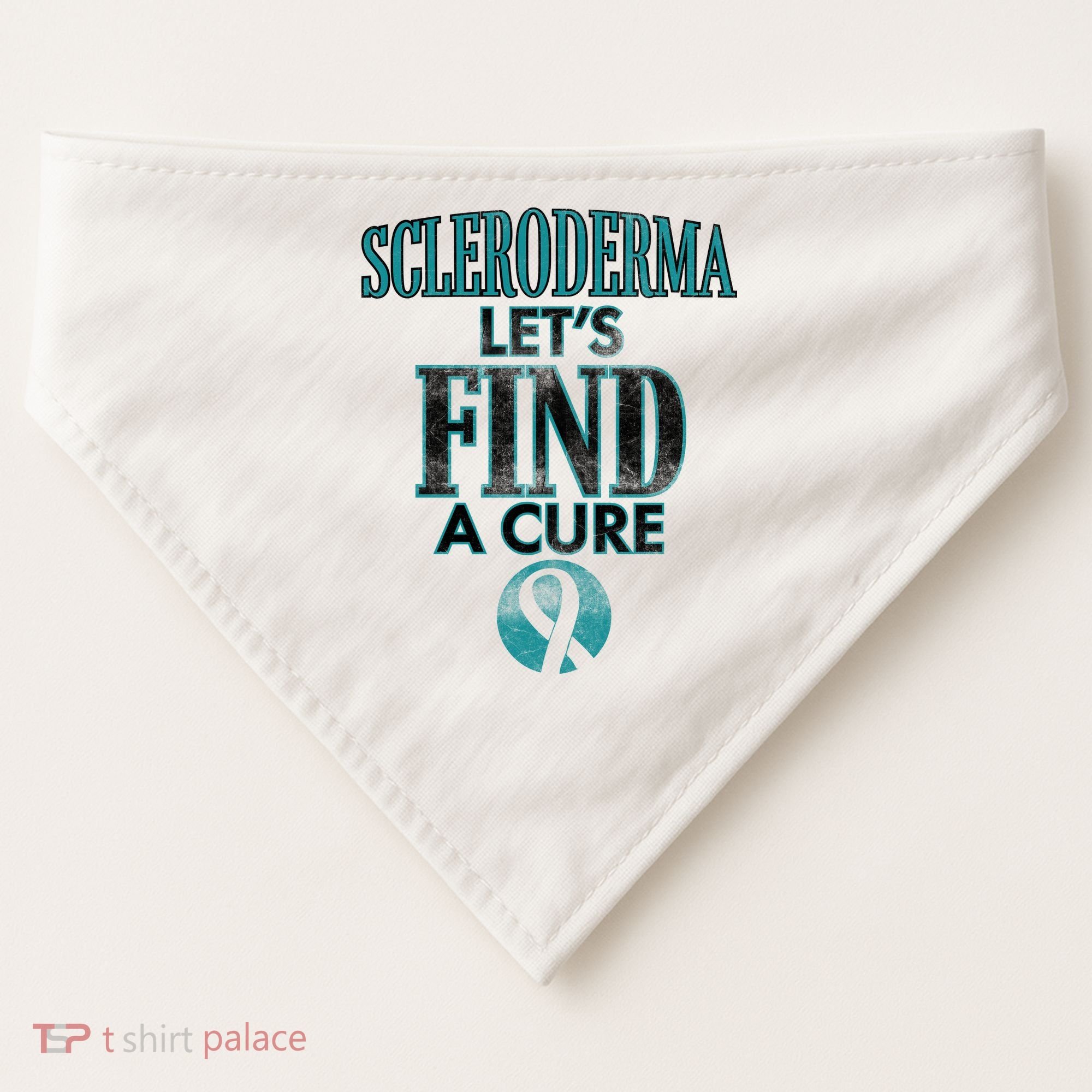 Scleroderma Let's Find A Cure USA-Made Doggie Bandana