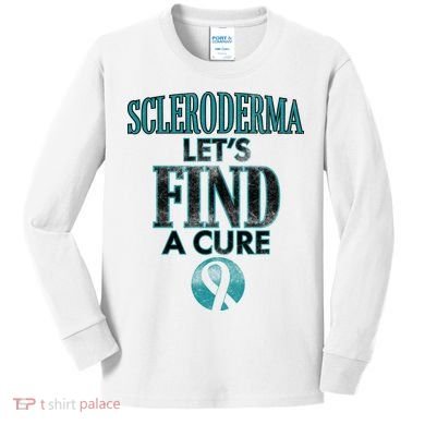 Scleroderma Let's Find A Cure Kids Long Sleeve Shirt