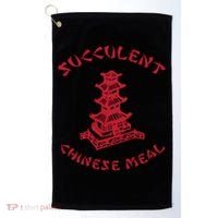 Succulent Chinese Meal Chinese Take Out Take Away Golf Towel thumb 0