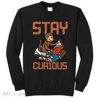 Stay Curious Monkey Reading Sweatshirt thumb 0