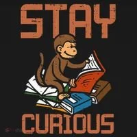 Stay Curious Monkey Reading Kids Hoodie thumb 5