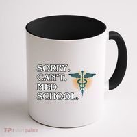 Sorry Can't Med School Medical Students Doctor Graphic Gift Coffee Mug thumb 1