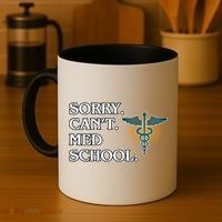 Sorry Can't Med School Medical Students Doctor Graphic Gift Coffee Mug thumb 4