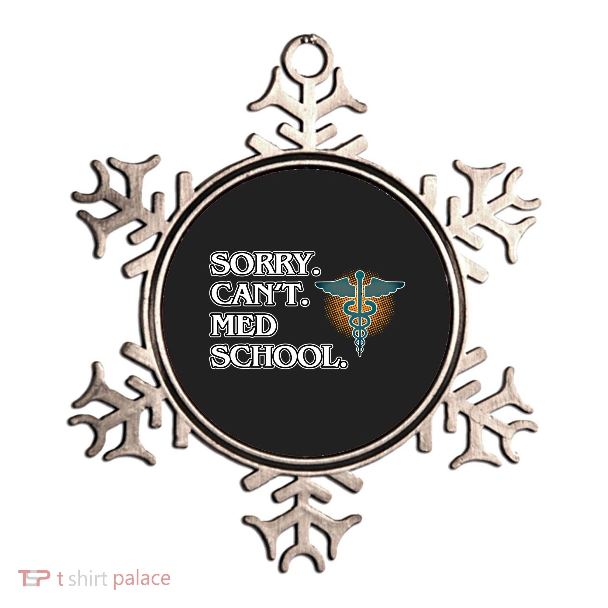 Sorry Can't Med School Medical Students Doctor Graphic Gift Ornament