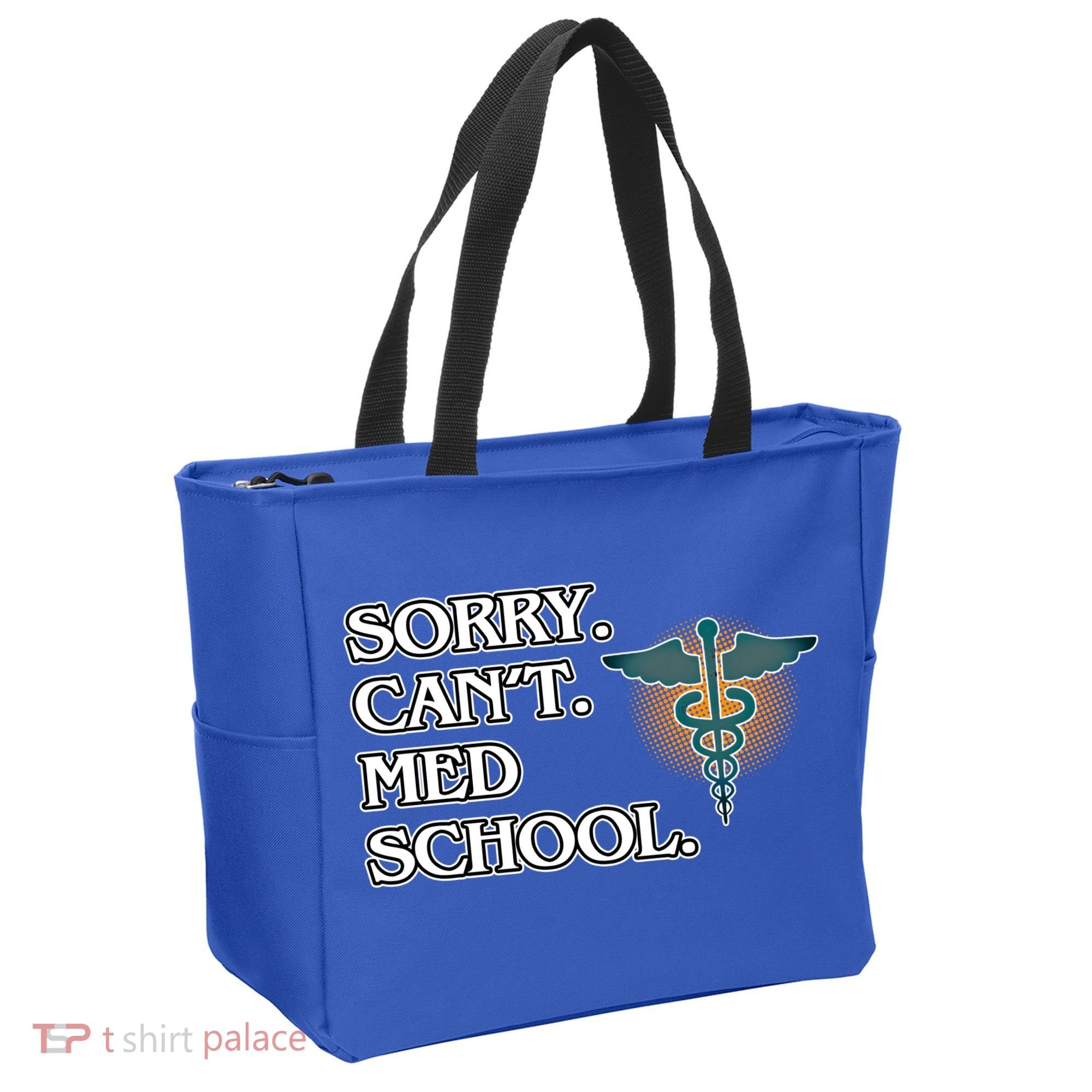 Sorry Can't Med School Medical Students Doctor Graphic Gift Tote Bag