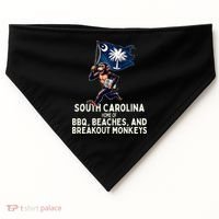 South Carolina Monkey Escape USA-Made Doggie Bandana thumb 0