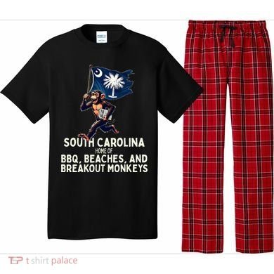 South Carolina Monkey Escape Pajama Set