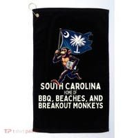 South Carolina Monkey Escape Golf Towel thumb 0