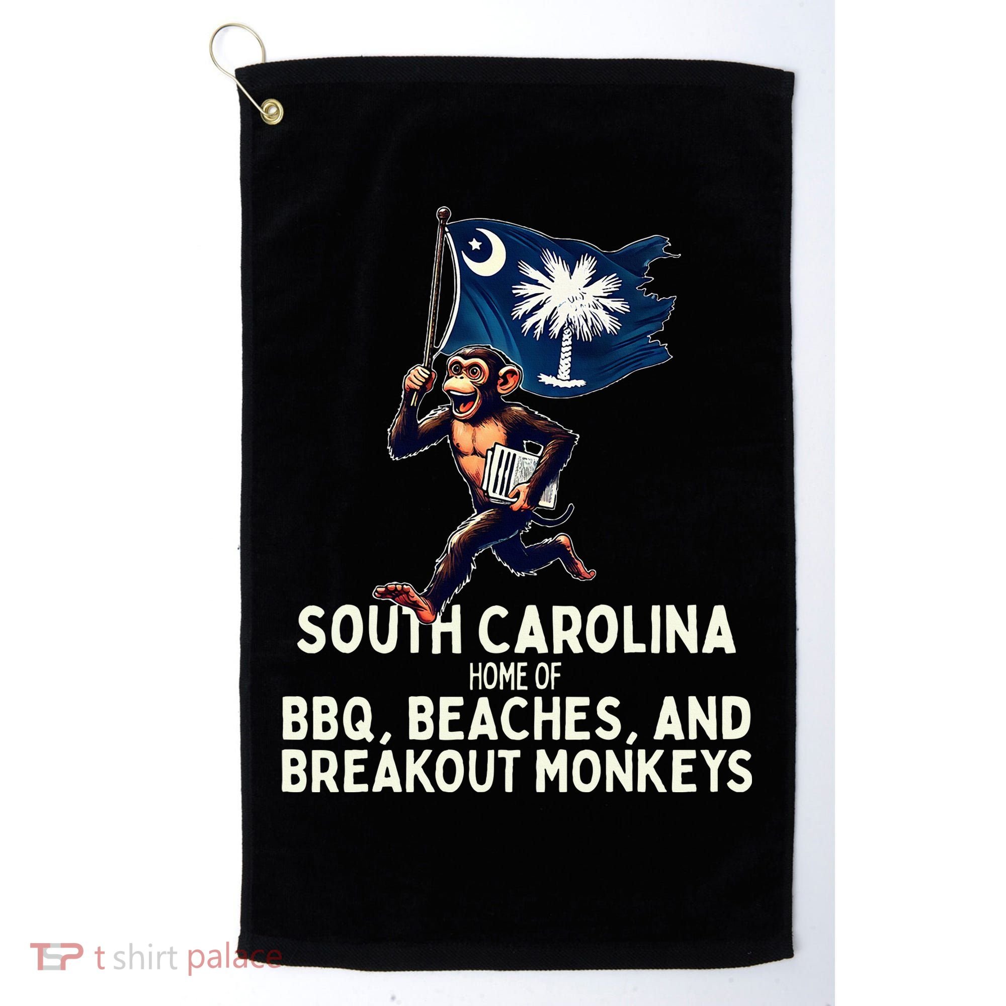 South Carolina Monkey Escape Golf Towel