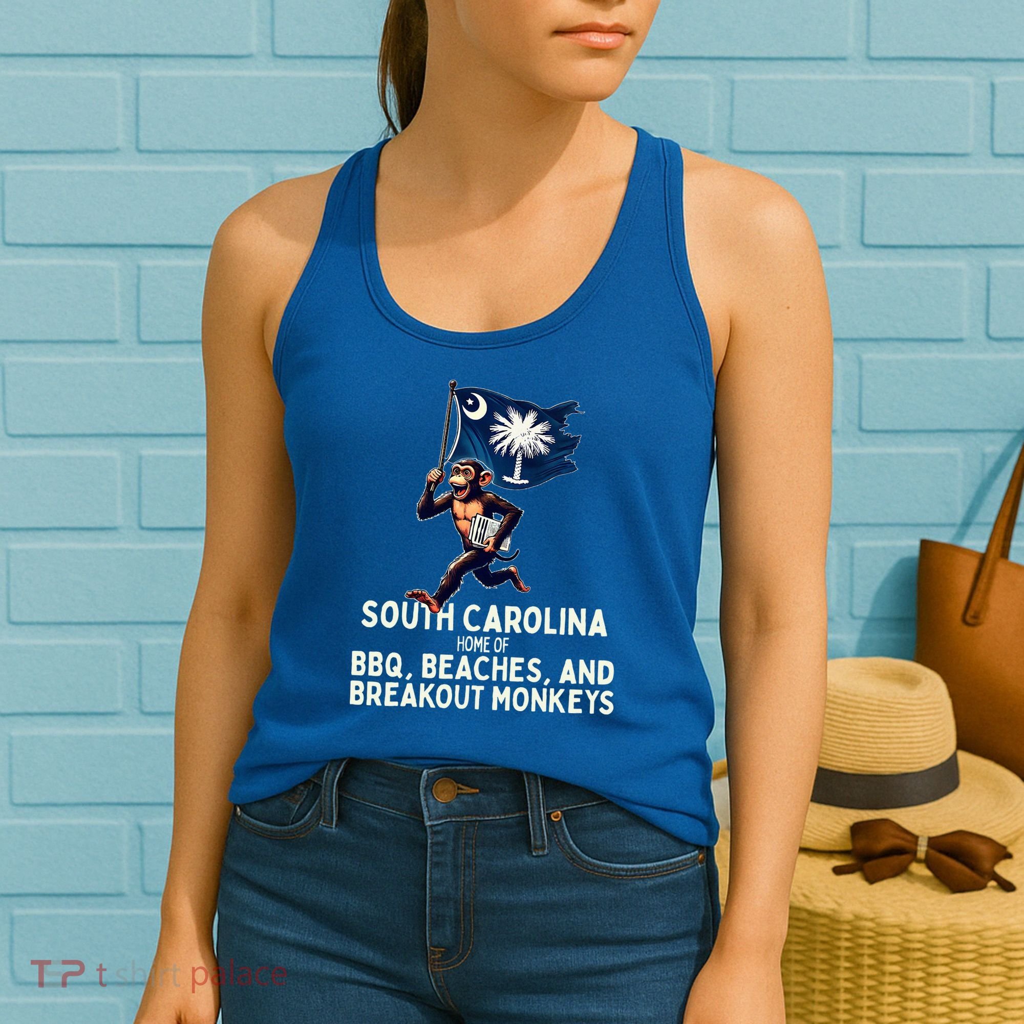 South Carolina Monkey Escape Women's Tank Top