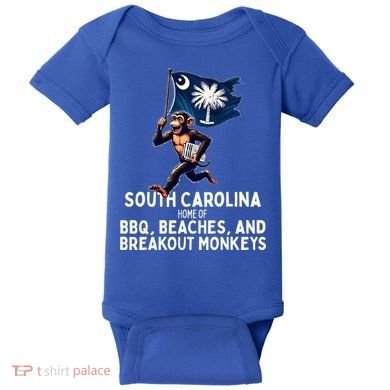 South Carolina Monkey Escape Baby Bodysuit