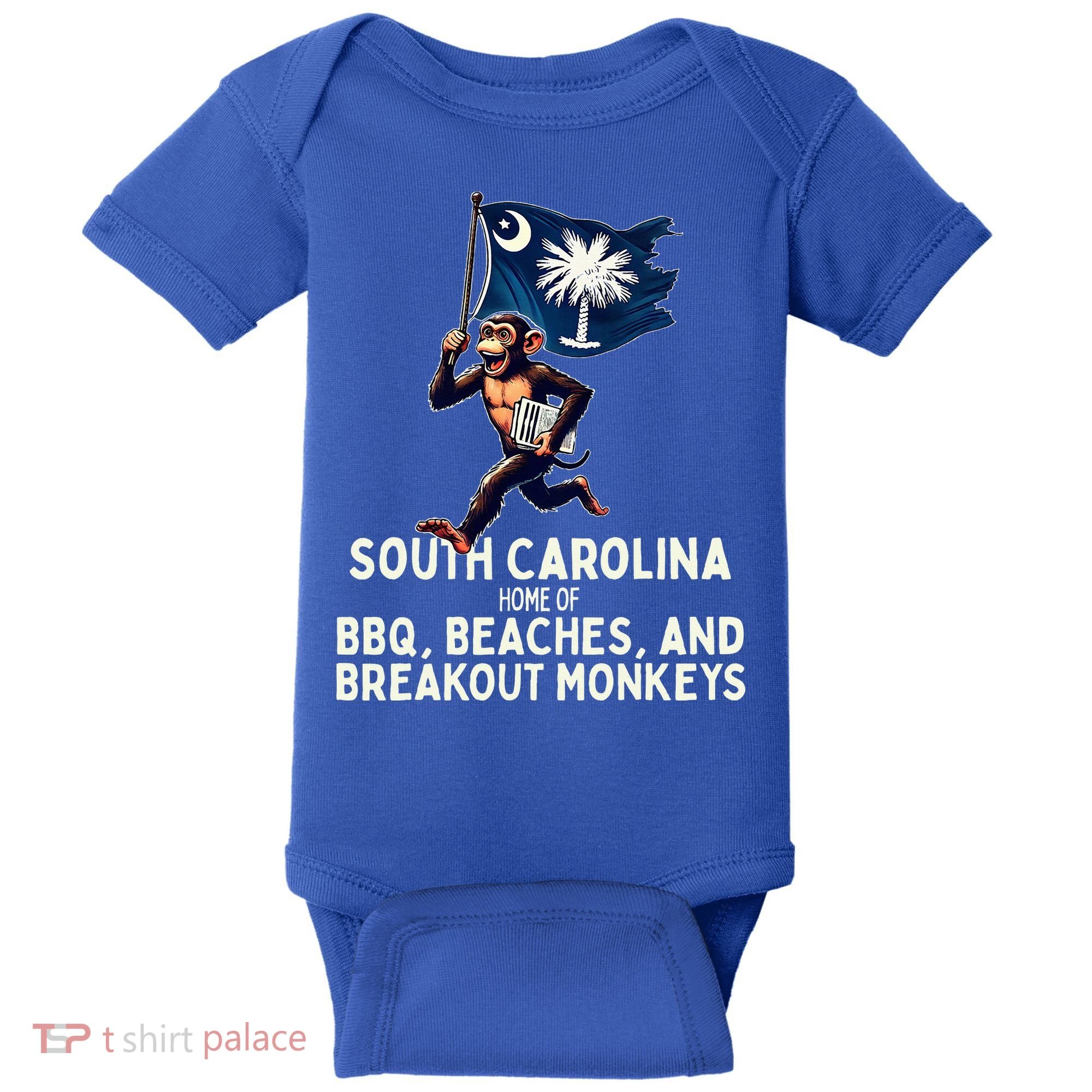 South Carolina Monkey Escape Baby Bodysuit
