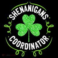 Shenanigans Coordinator Matching Teacher St Patrick's Day Ornament thumb 1