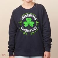 Shenanigans Coordinator Matching Teacher St Patrick's Day Women's Sweatshirt thumb 0