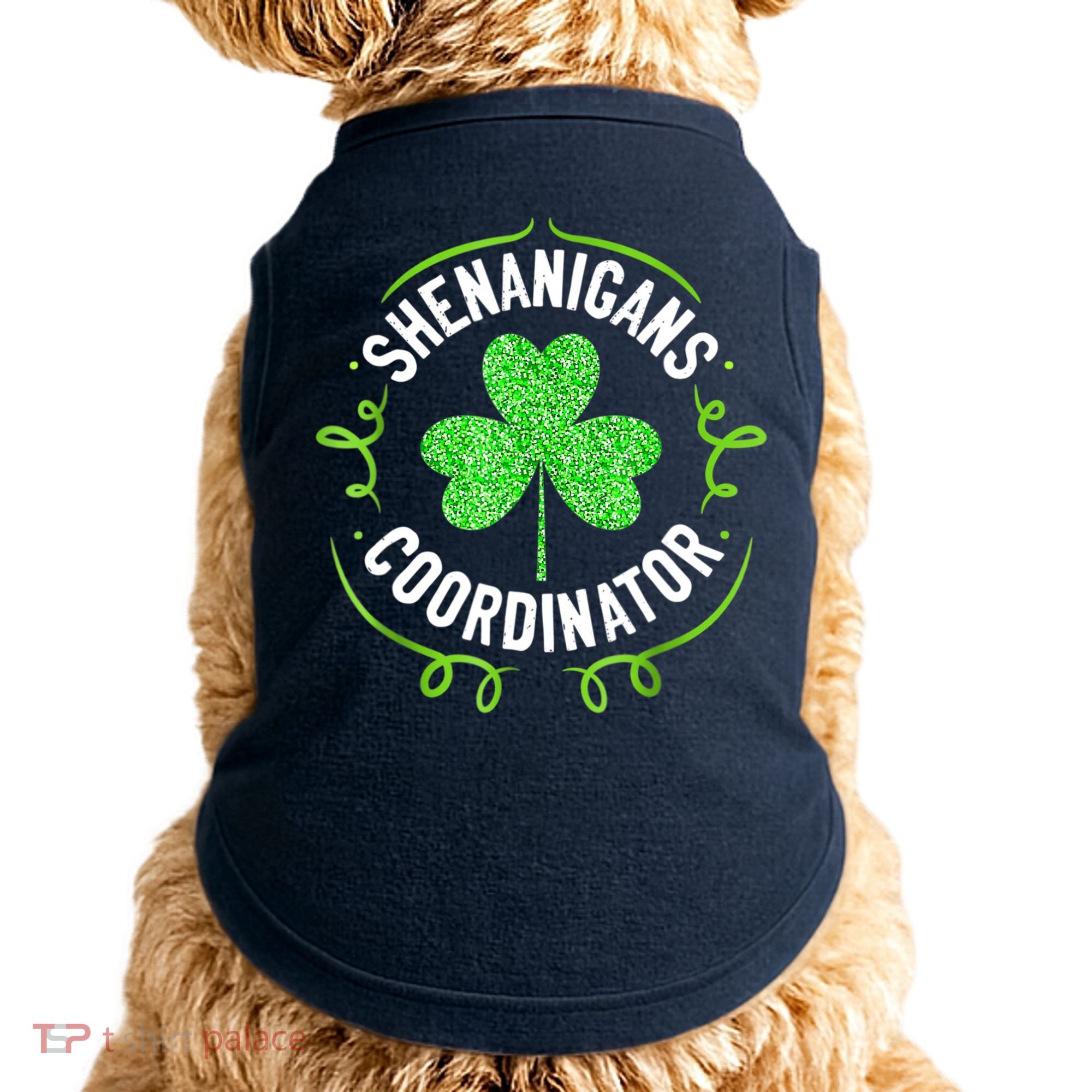Shenanigans Coordinator Matching Teacher St Patrick's Day Doggie Tank