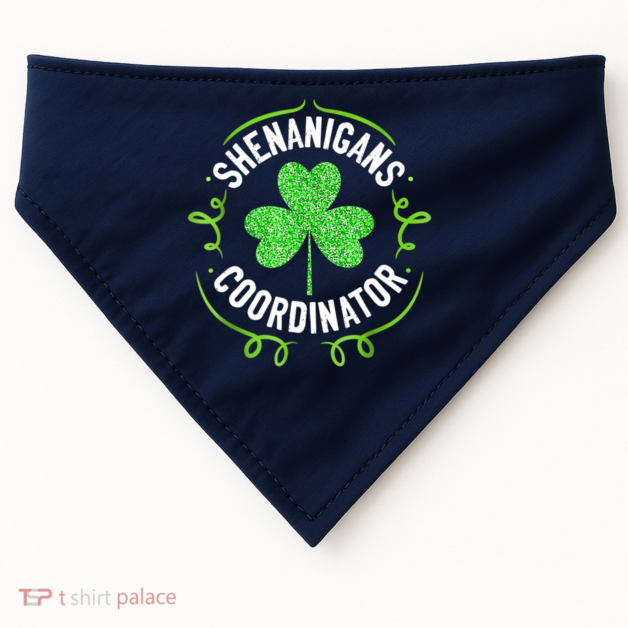 Shenanigans Coordinator Matching Teacher St Patrick's Day USA-Made Doggie Bandana