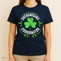 Shenanigans Coordinator Matching Teacher St Patrick's Day T-Shirt thumb 4