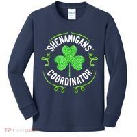 Shenanigans Coordinator Matching Teacher St Patrick's Day Kids Long Sleeve Shirt thumb 0