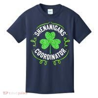 Shenanigans Coordinator Matching Teacher St Patrick's Day Kids T-Shirt thumb 0