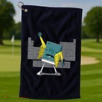 Science Chemistry Mercury Rock Meme Queen Lol Parody Freddie Golf Towel thumb 1